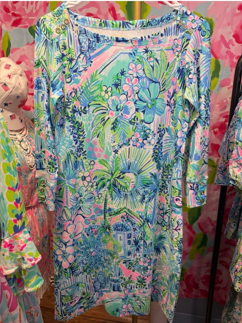 Like New- Lilly Pulitzer Sophie Dress in RARE Lilly’s House Print - XS